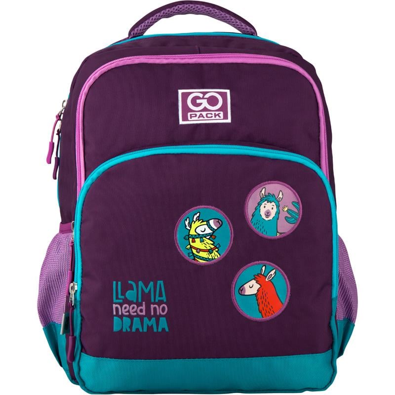 Рюкзак GoPack Education Lama 38x28x18 см 20 л Фиолетовый (GO20-113M-4)