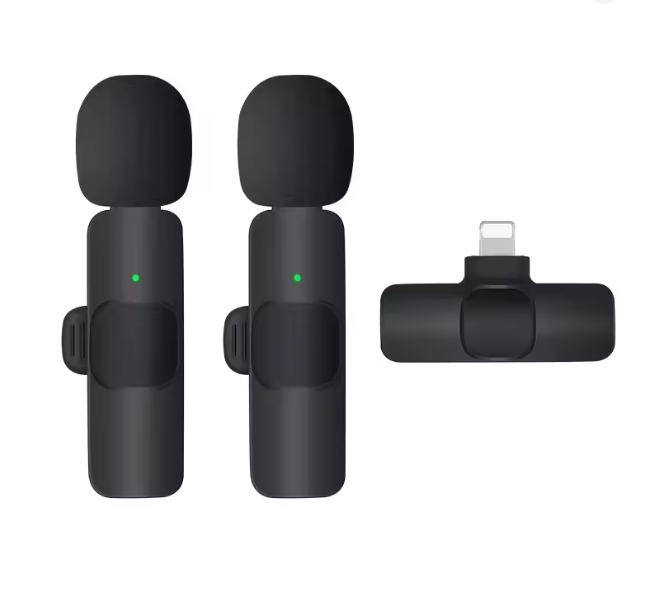 Комплект бездротових петличних мікрофонів Lightning 70 mAh 2,4 ГГц Black (5f51ca7e) Комплект бездротових петличних мікрофонів Lightning 70 mAh 2,4 ГГц Black (5f51ca7e)