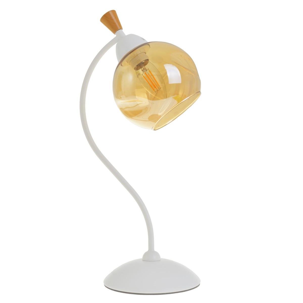 Настольная лампа в современном стиле BL-586T/1 E27 WH+BR (25-265)