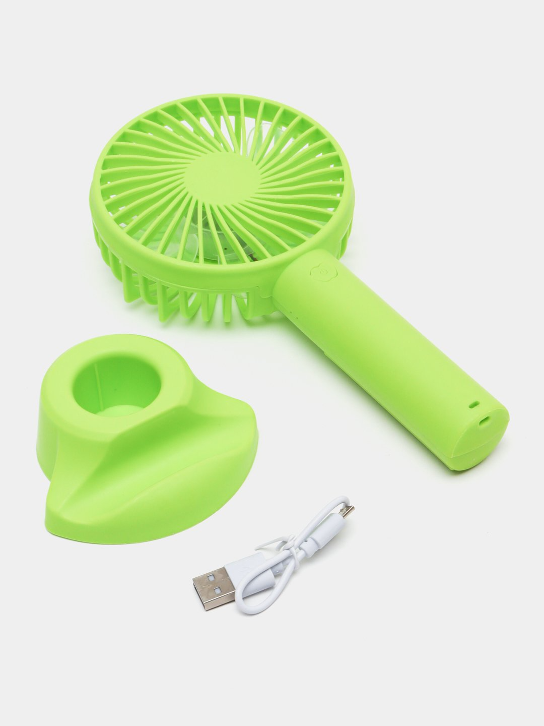 Вентилятор-міні ручний на акумуляторі X-9 800 мАг USB 3 швидкості знімна підставка Салатовий (38-сал-6372) - фото 7 Вентилятор-міні ручний на акумуляторі X-9 800 мАг USB 3 швидкості знімна підставка Салатовий (38-сал-6372) - фото 7