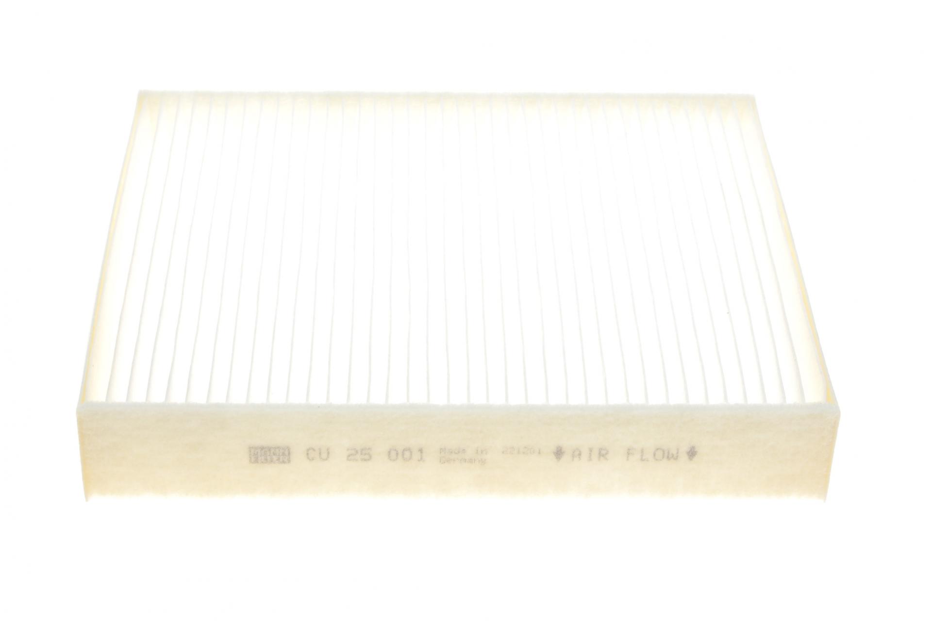 Фильтр салона Mann-Filter для BMW 1 F20/F21 11-/2 F22/F23/F87 14-/3 F30/F31/F80 11-18/4 F32/F33/F36/F82 13- (CU 25 001) - фото 4