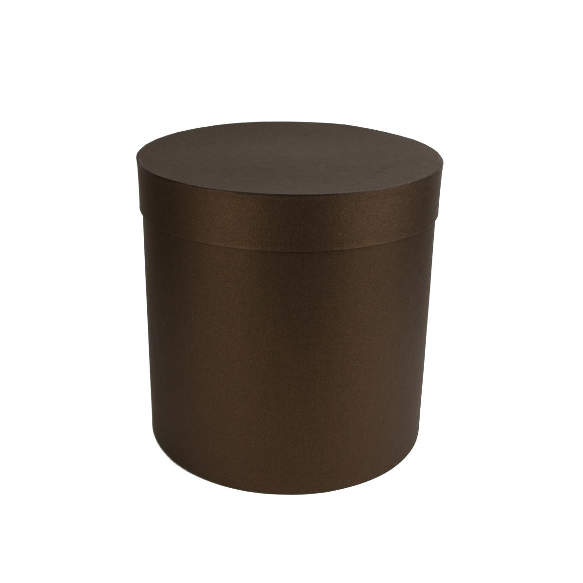 Коробка Perfectbox цилиндрическая перламутровая 21х20х20 см Бронзовый (2120в2) - фото 1 Коробка Perfectbox цилиндрическая перламутровая 21х20х20 см Бронзовый (2120в2) - фото 1