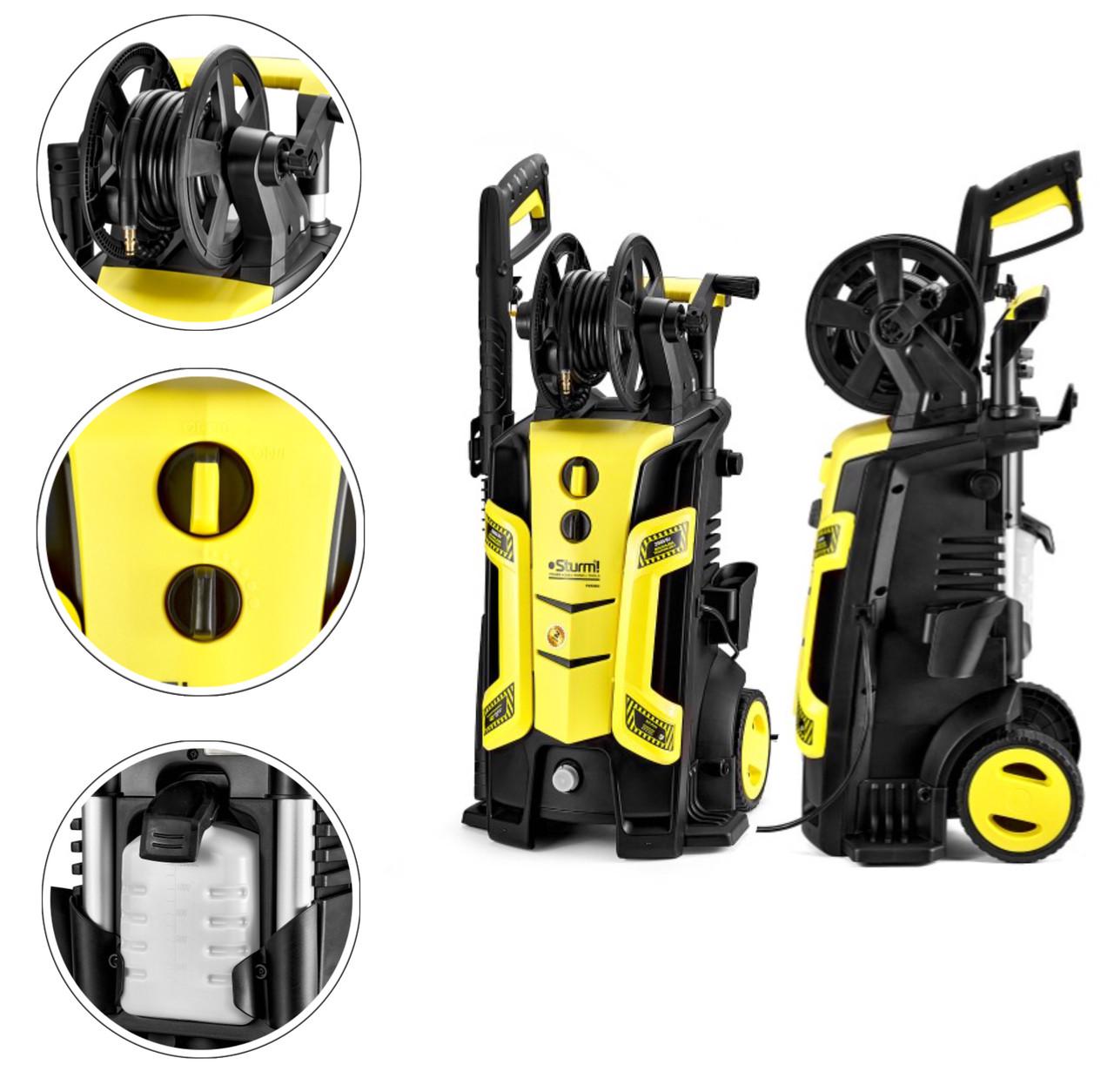 Мойка высокого давления Sturm PW9205I индукционный мотор 2300 Вт - фото 2 Мойка высокого давления Sturm PW9205I индукционный мотор 2300 Вт - фото 2