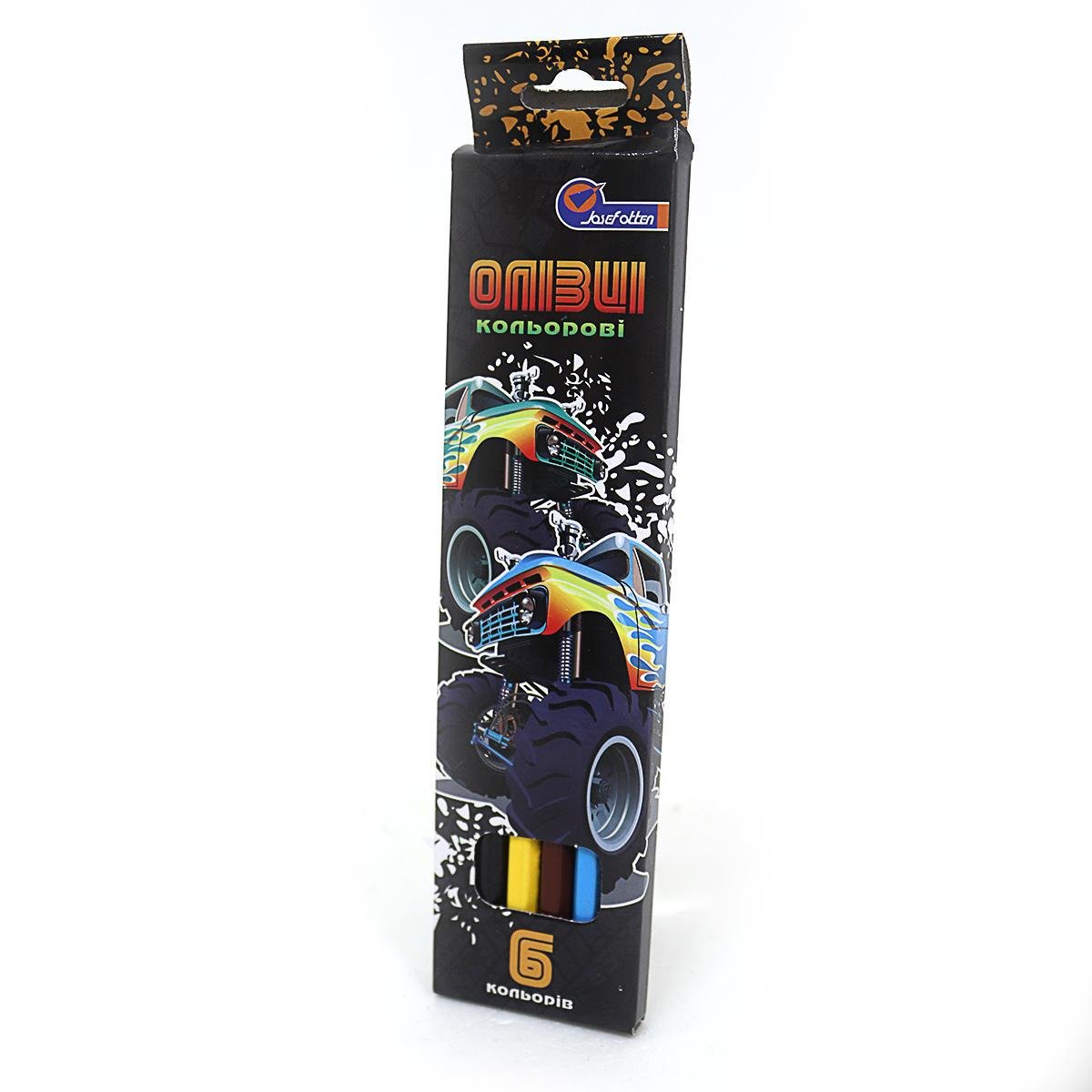 Олівці дерев’яні J. Otten Big Foot 6 кольорів (MTT-130798)