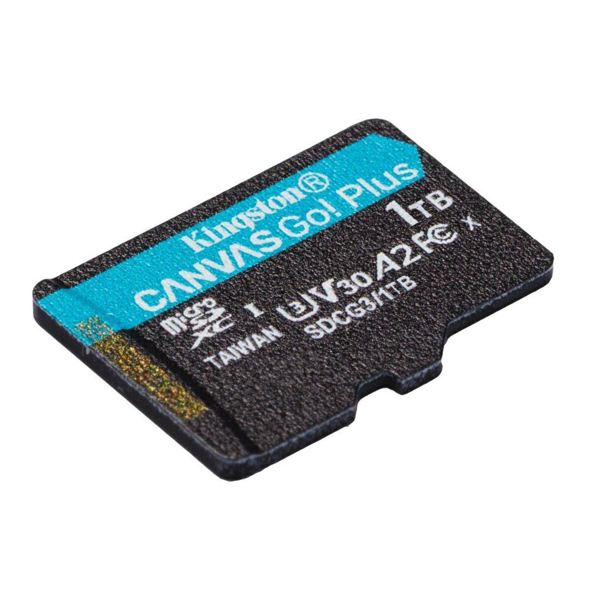 Карта памяти microSDXC Kingston Canvas Go Plus 1TB UHS-1 U3 class 10 A2 V30 R170MB/s W90MB/s (SDCG3/1TBSP) - фото 2