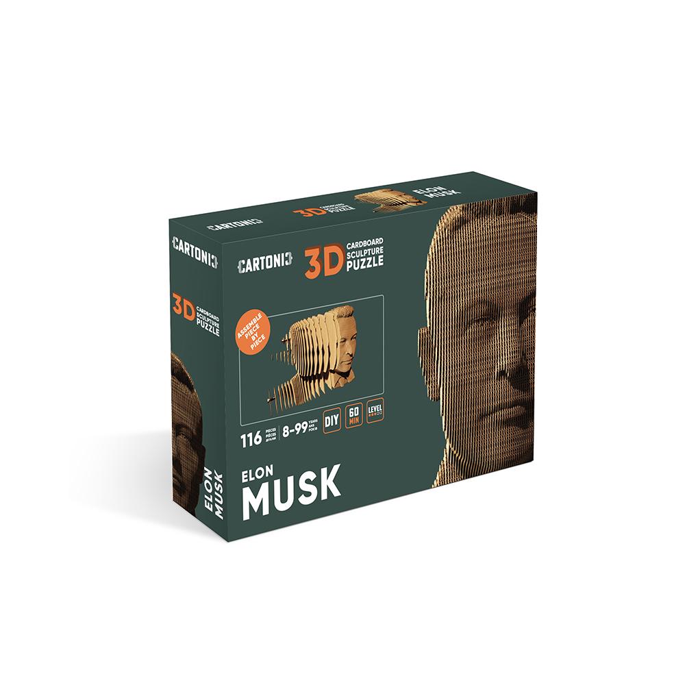 Картонный конструктор Cartonic 3D Puzzle ELON (8987173) - фото 3