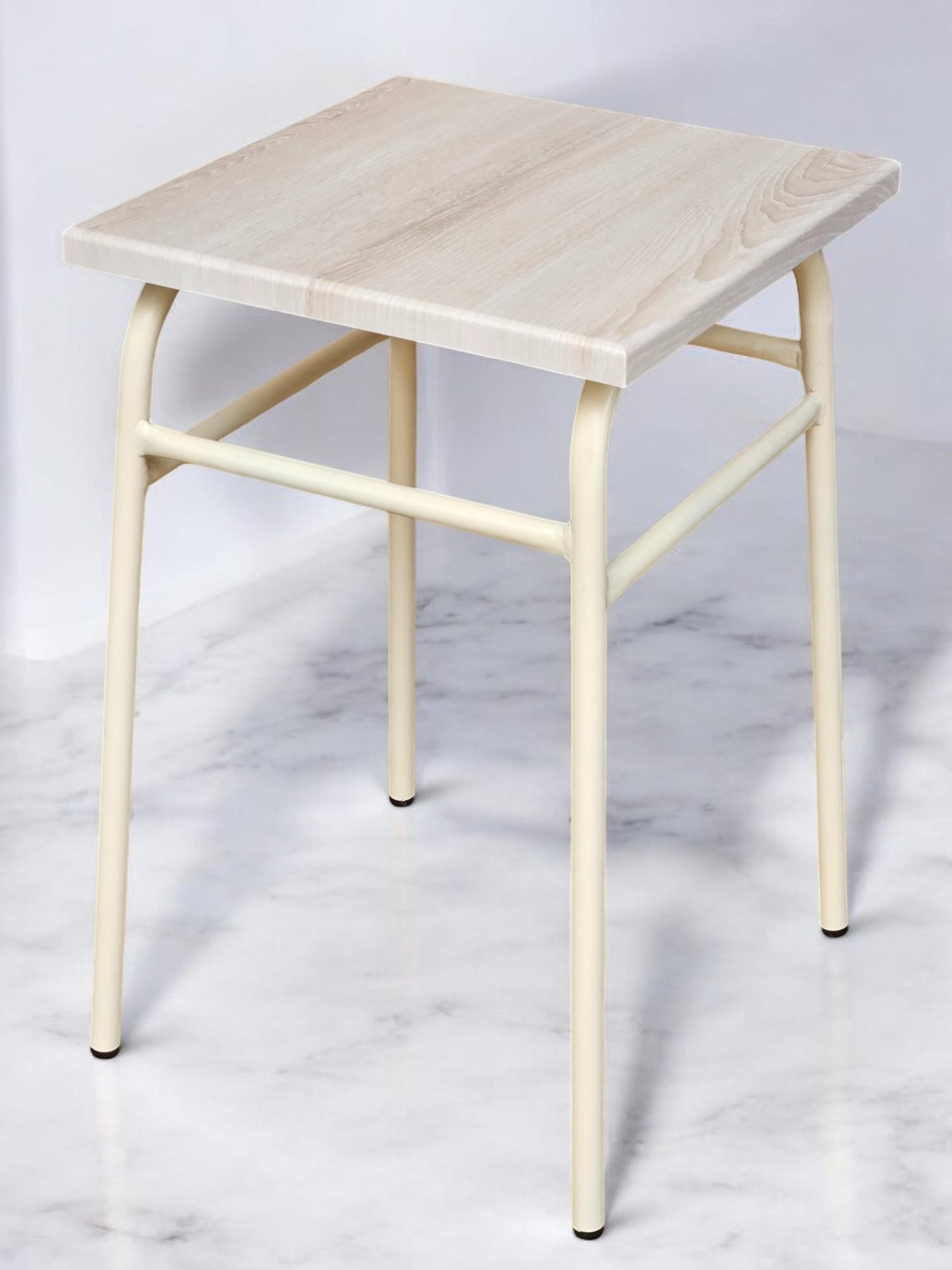 Табурет Классик Наша Ковка на металлическом каркасе Слоновая кость/Аляска Табурет Классик Наша Ковка на металлическом каркасе Слоновая кость/Аляска