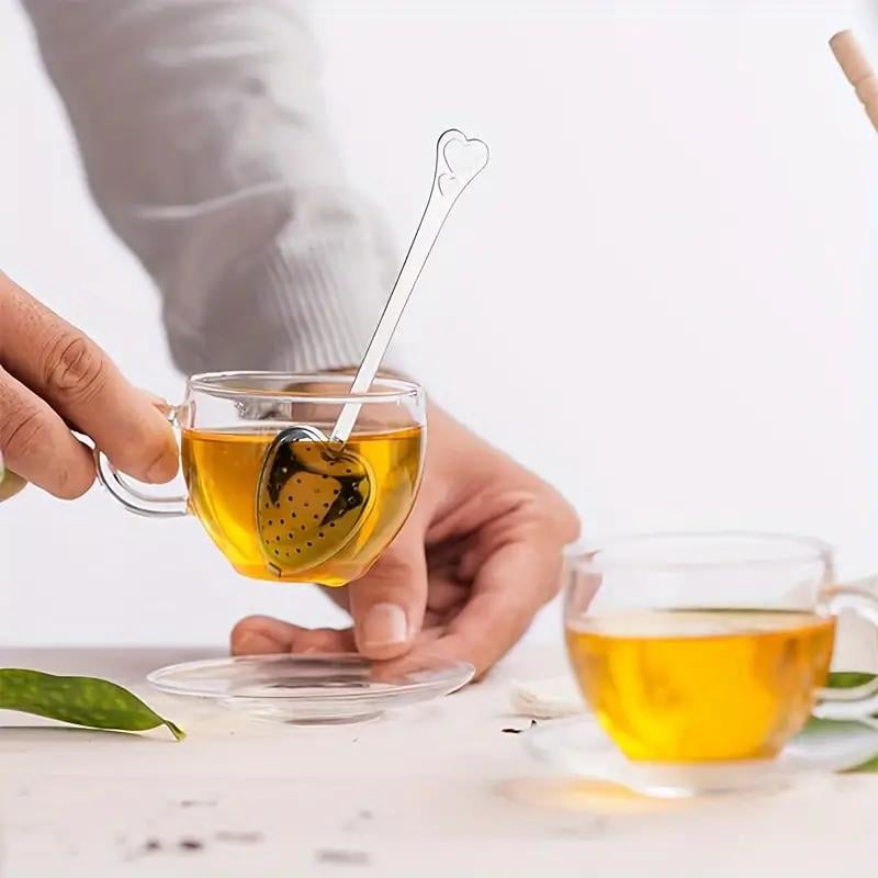 Сито-ложка для заваривания чая в форме Сердца 1 шт. Серебристый - фото 7 Сито-ложка для заваривания чая в форме Сердца 1 шт. Серебристый - фото 7