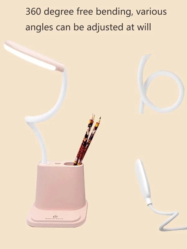 Лампа настільна світлодіодна 3в1 Solar 32 B з вбудованим акумулятором та PowerBank Рожевий (10360U) - фото 4 Лампа настільна світлодіодна 3в1 Solar 32 B з вбудованим акумулятором та PowerBank Рожевий (10360U) - фото 4