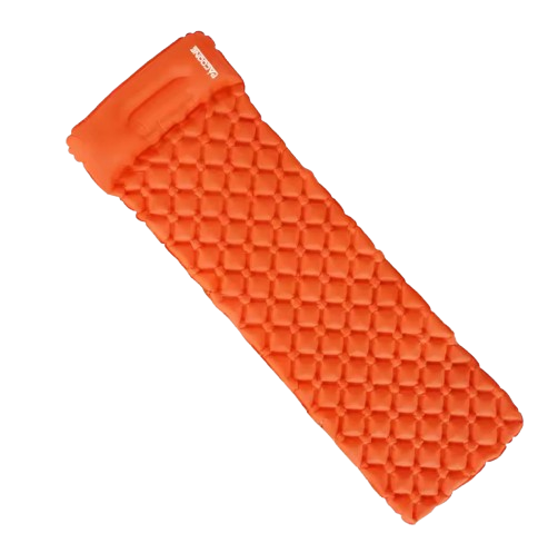 Килимок надувний PACOONE з подушкою Помаранчевий (f47-ehh-53j) - фото 1 Килимок надувний PACOONE з подушкою Помаранчевий (f47-ehh-53j) - фото 1