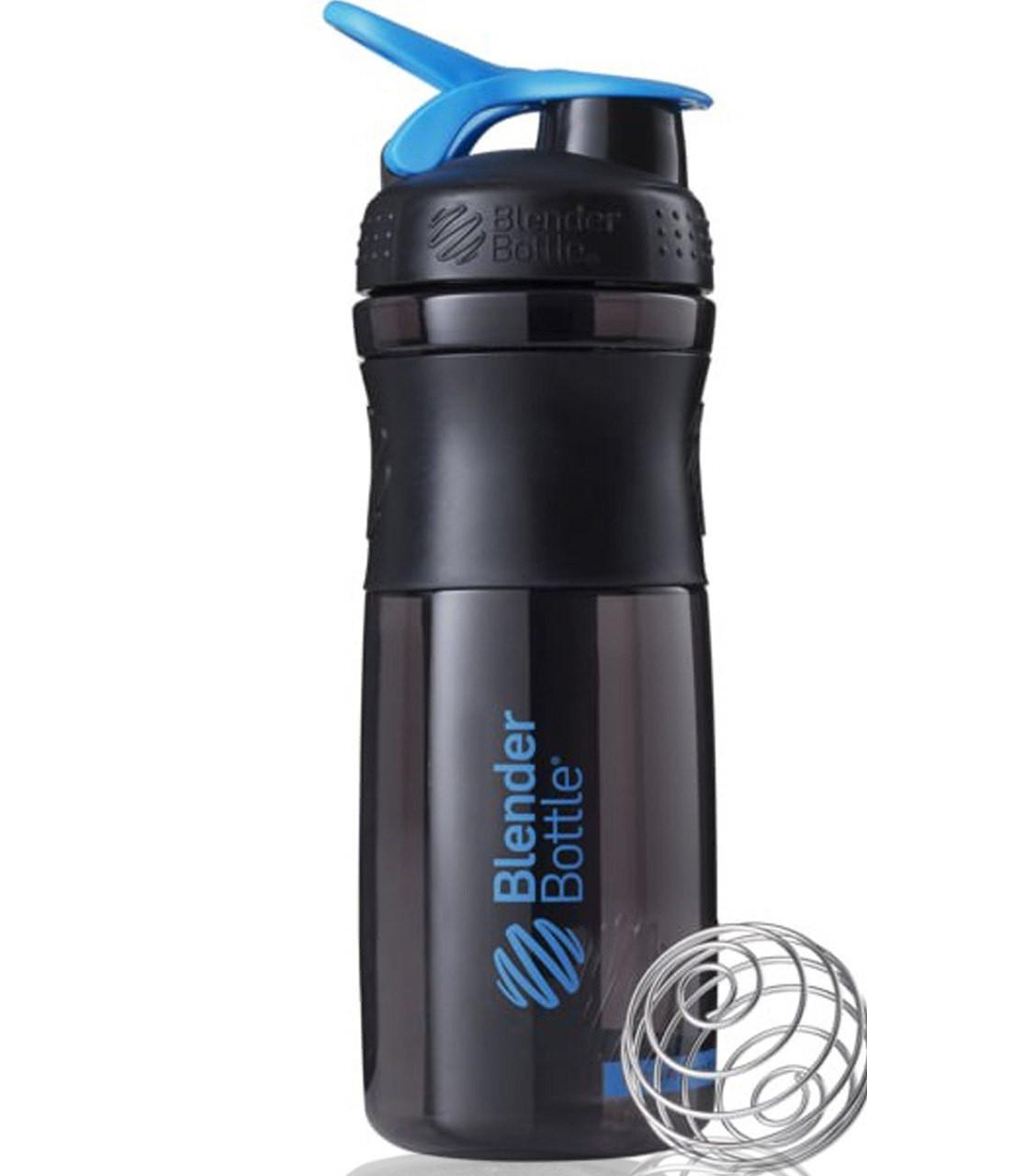 Шейкер спортивний BlenderBottle SportMixer 28 oz 820 мл Black/Cyan - фото 2