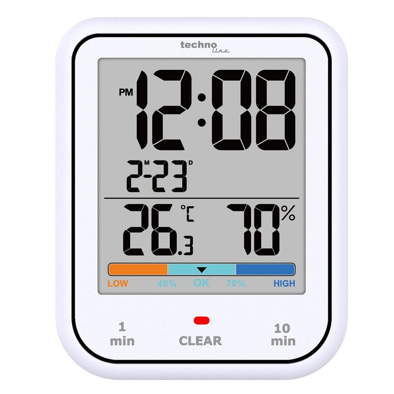 Термогигрометр Technoline WT380 White (WT380) - фото 2