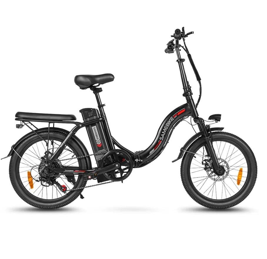 Електровелосипед Samebike CY20 350W 36V 12 Ah колеса 20" з ручкою газу Чорний (3063324318)