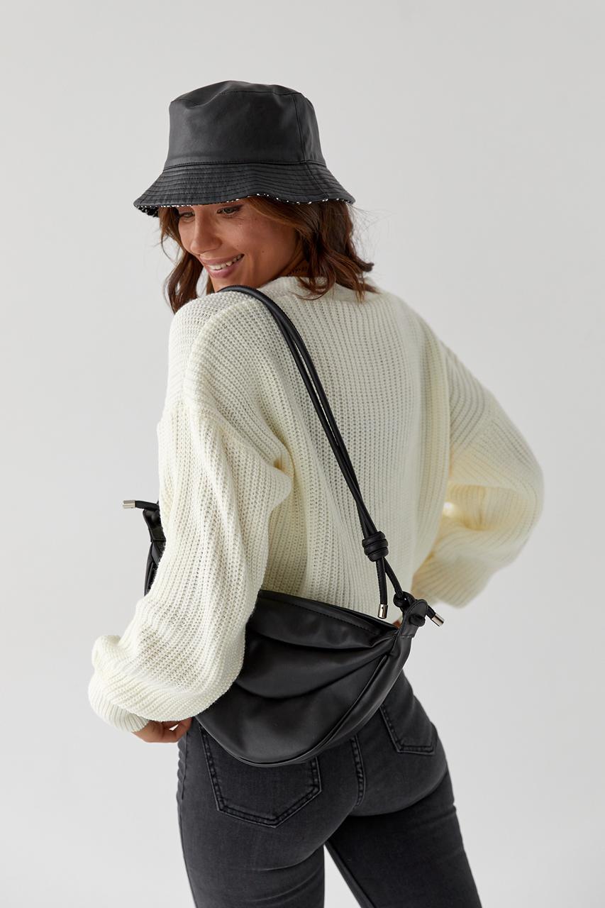 Кардиган укороченный L Молочный (9528486) - фото 2 Кардиган укороченный L Молочный (9528486) - фото 2