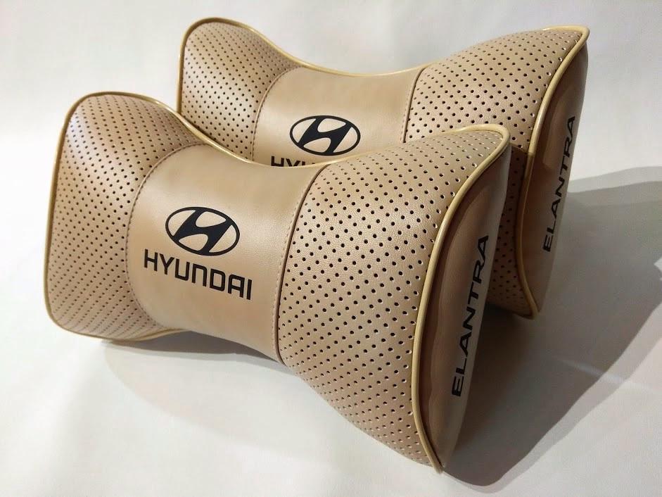 Подушка на підголовник авто Hyundai 2 шт. (00542)