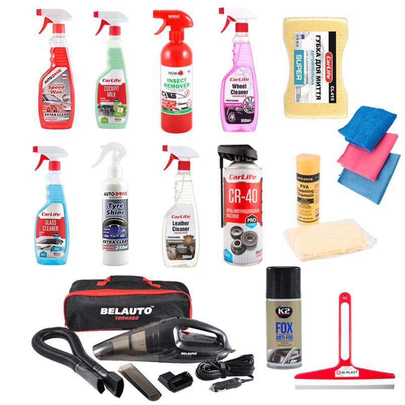 Набор для мойки авто Carlife с пылесосом (BA53W) Набор для мойки авто Carlife с пылесосом (BA53W)