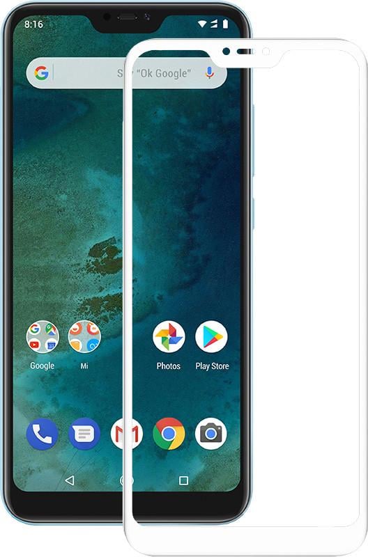 Защитное стекло Mocolo 2.5D Full Cover Tempered Glass Xiaomi Mi A2 Lite White