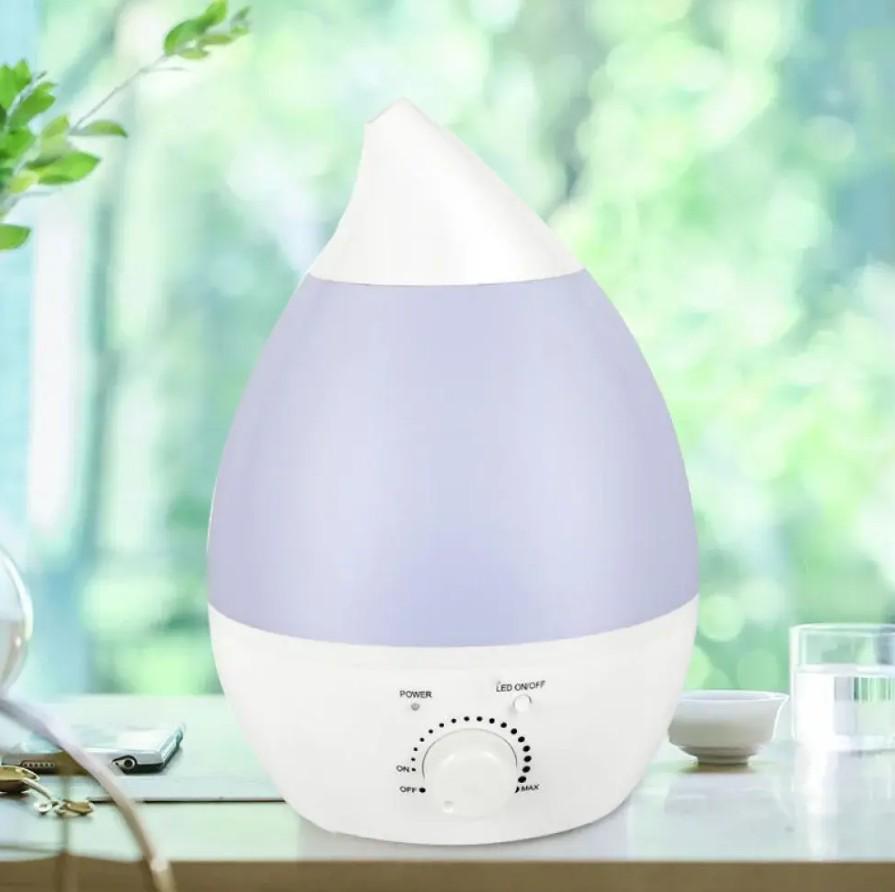 Зволожувач повітря Wild Wind LED-підсвічування та регулятором 1,3 л 25 Вт Білий (28093053) - фото 2