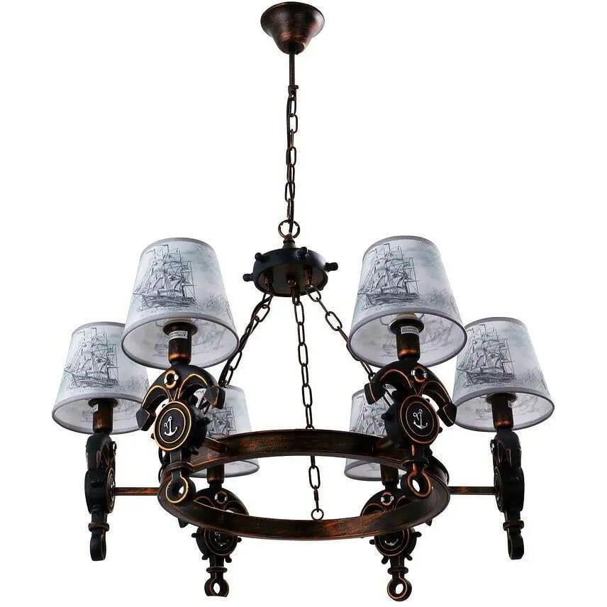 Люстра классическая Sirius YG 18233-6P на 6 плафонов (00000139680)