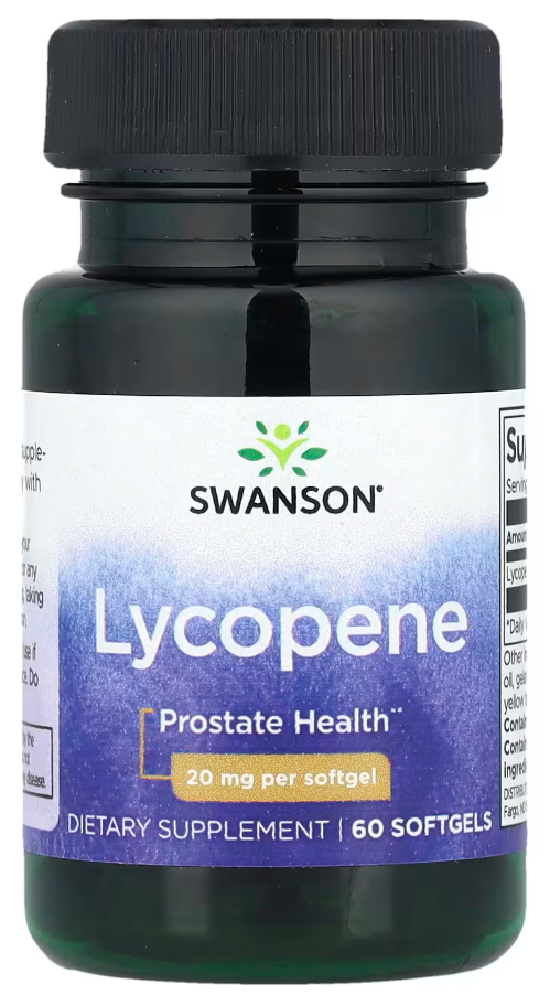 Комплекс Ликопин Swanson Lycopene 20 мг 60 софтгелей