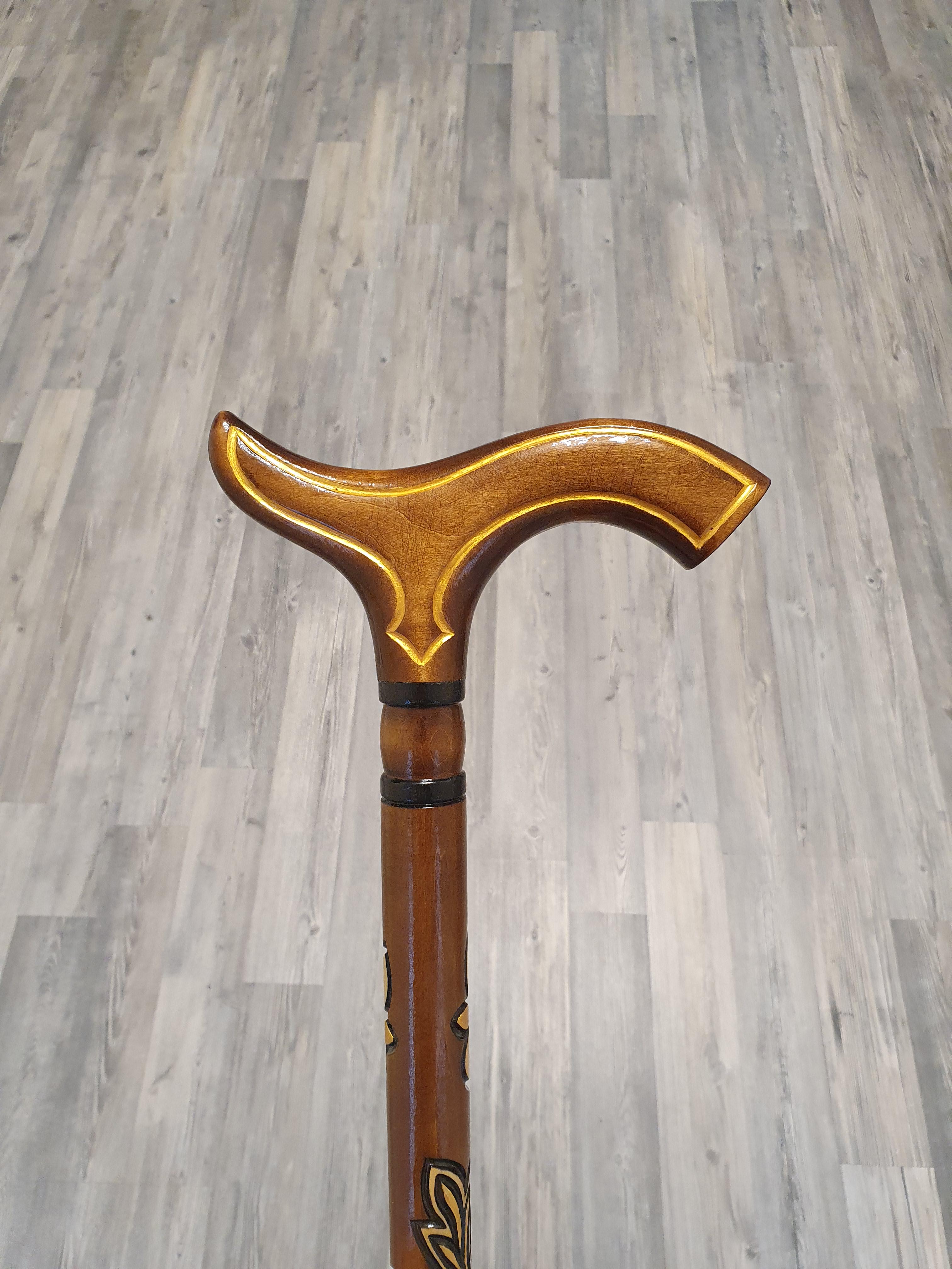 Трость для ходьбы ручная работа 85 см (5299) - фото 2