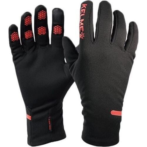 Перчатки тренировочные Kelme THERMAL GLOVES L Черно-оранжевый (9886405.9009)