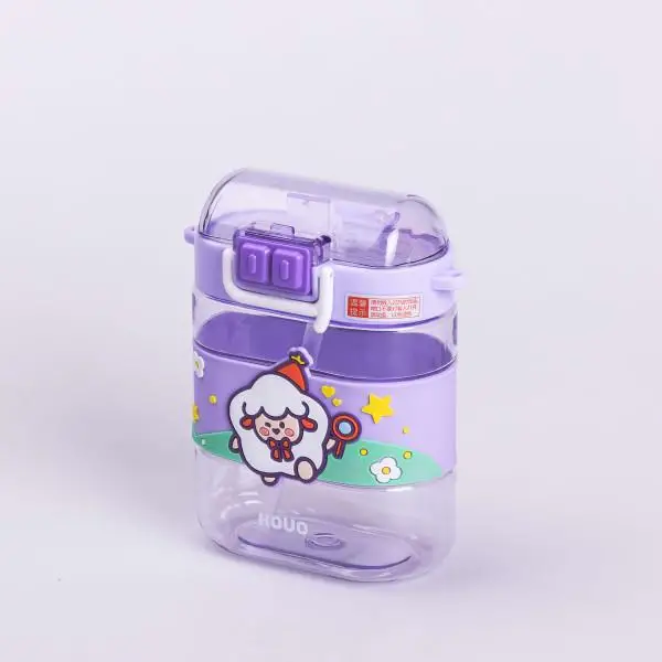 Пляшка для води дитяча Magic Lamb з ремінцем 560 мл Бузковий (HP-14-36V) - фото 5