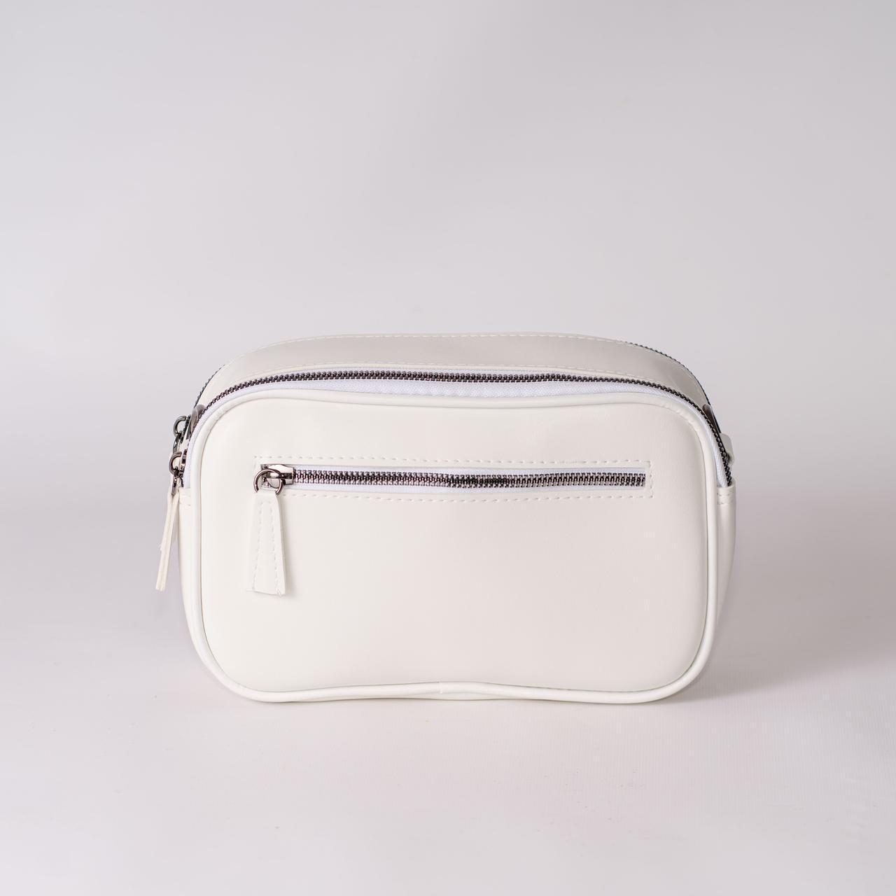 Сумка женская кросс-боди XENIA № 43-24 из эко-кожи Белый - фото 2 Сумка женская кросс-боди XENIA № 43-24 из эко-кожи Белый - фото 2