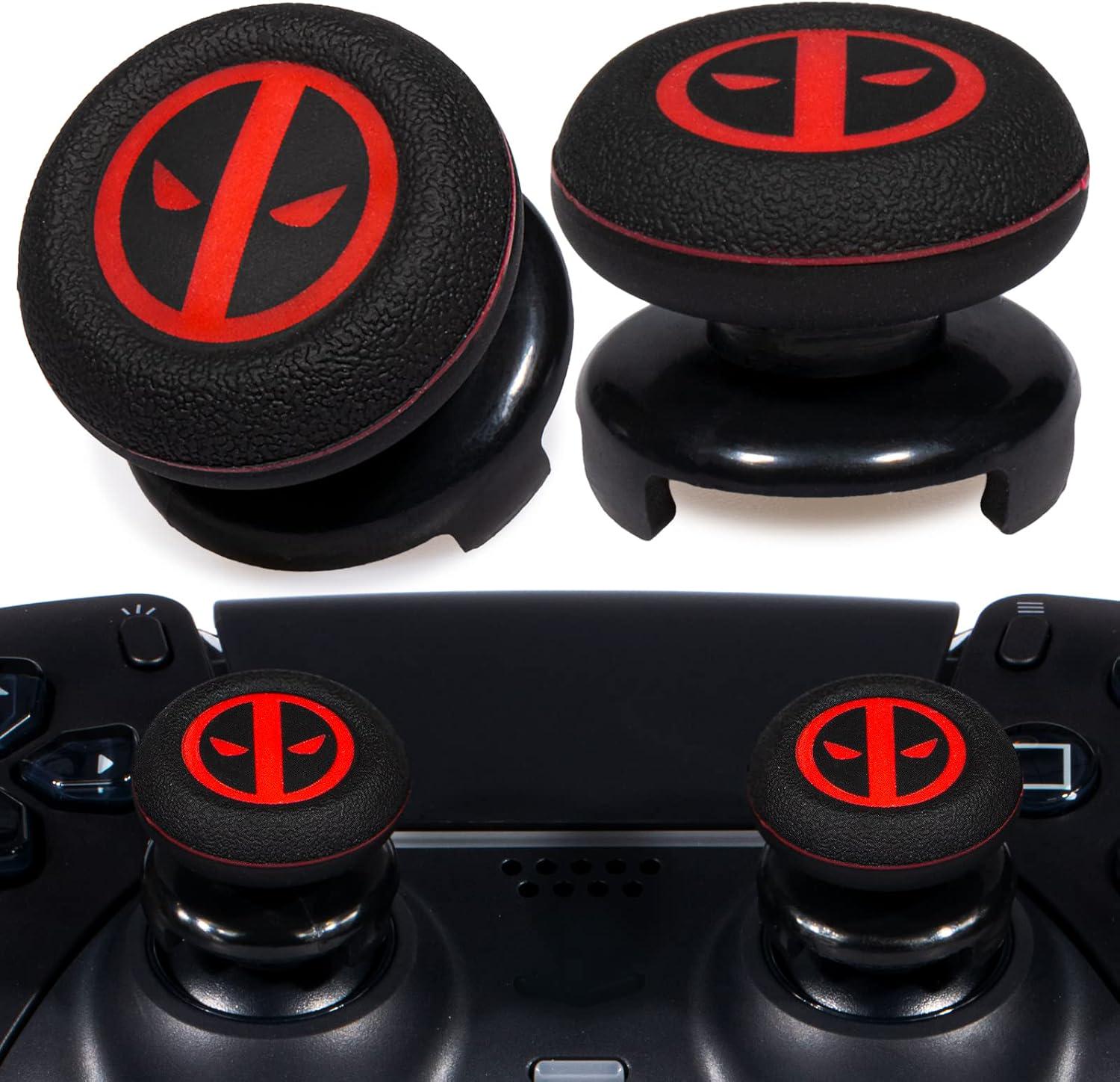 Накладки для джойстика Playstation PS3/PS4/PS5/Xbox силиконовые 2 шт. Deadpool - фото 7 Накладки для джойстика Playstation PS3/PS4/PS5/Xbox силиконовые 2 шт. Deadpool - фото 7