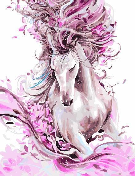 Картина по номерам Brushme Изящная лошадь 40х50 см (GX22388)