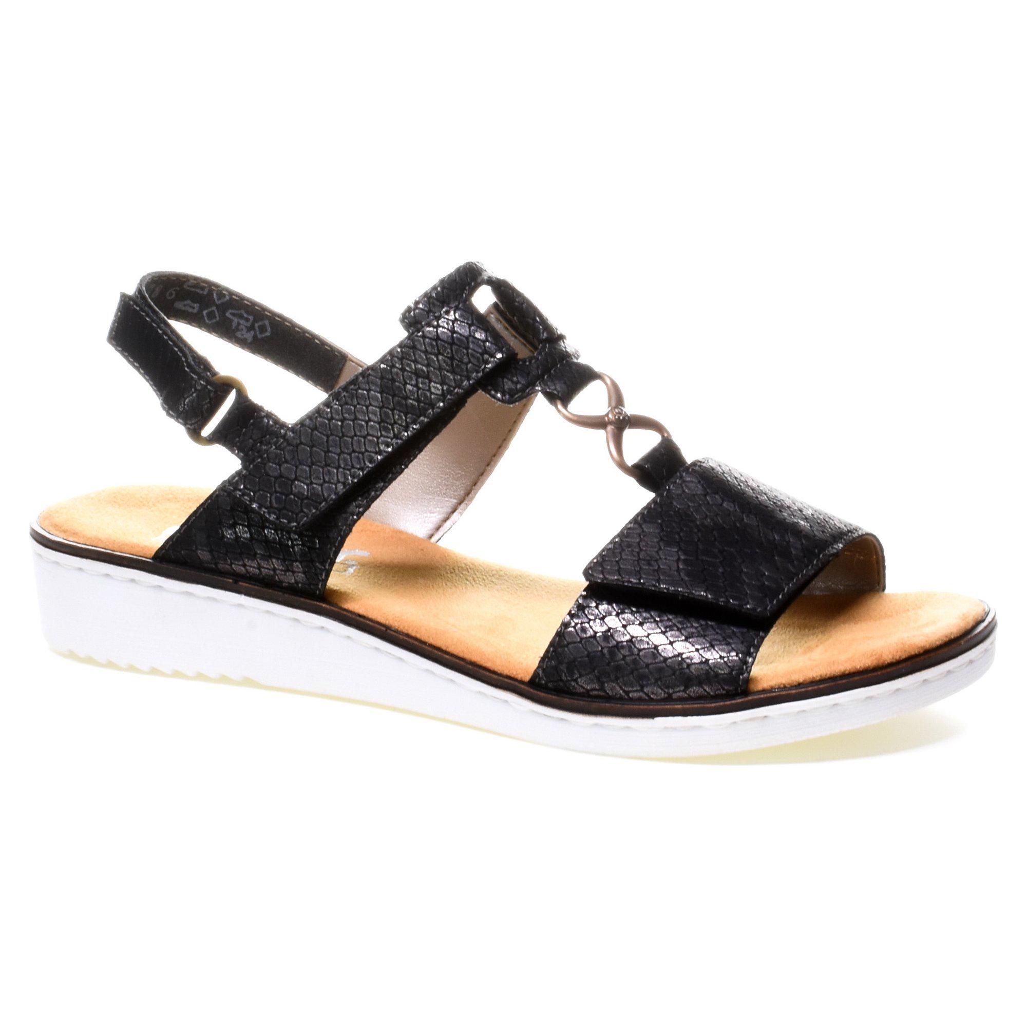 Сандалии женские Rieker р. 36 Темно-серый (069645-36)