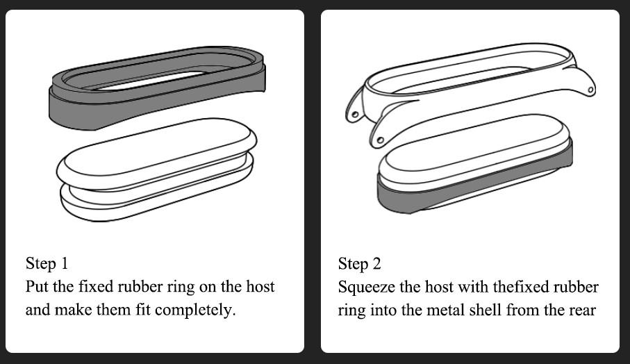 Ремешок для Mijobs для Xiaomi Mi Band 8 и 9 Черный (2218252763) - фото 3 Ремешок для Mijobs для Xiaomi Mi Band 8 и 9 Черный (2218252763) - фото 3