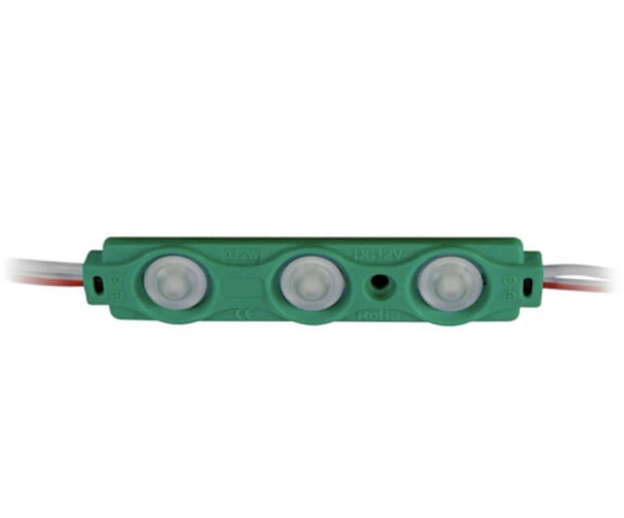 LED-модуль с линзой MTK-5730-3Led-G-1,5W Зеленый (00000003858)