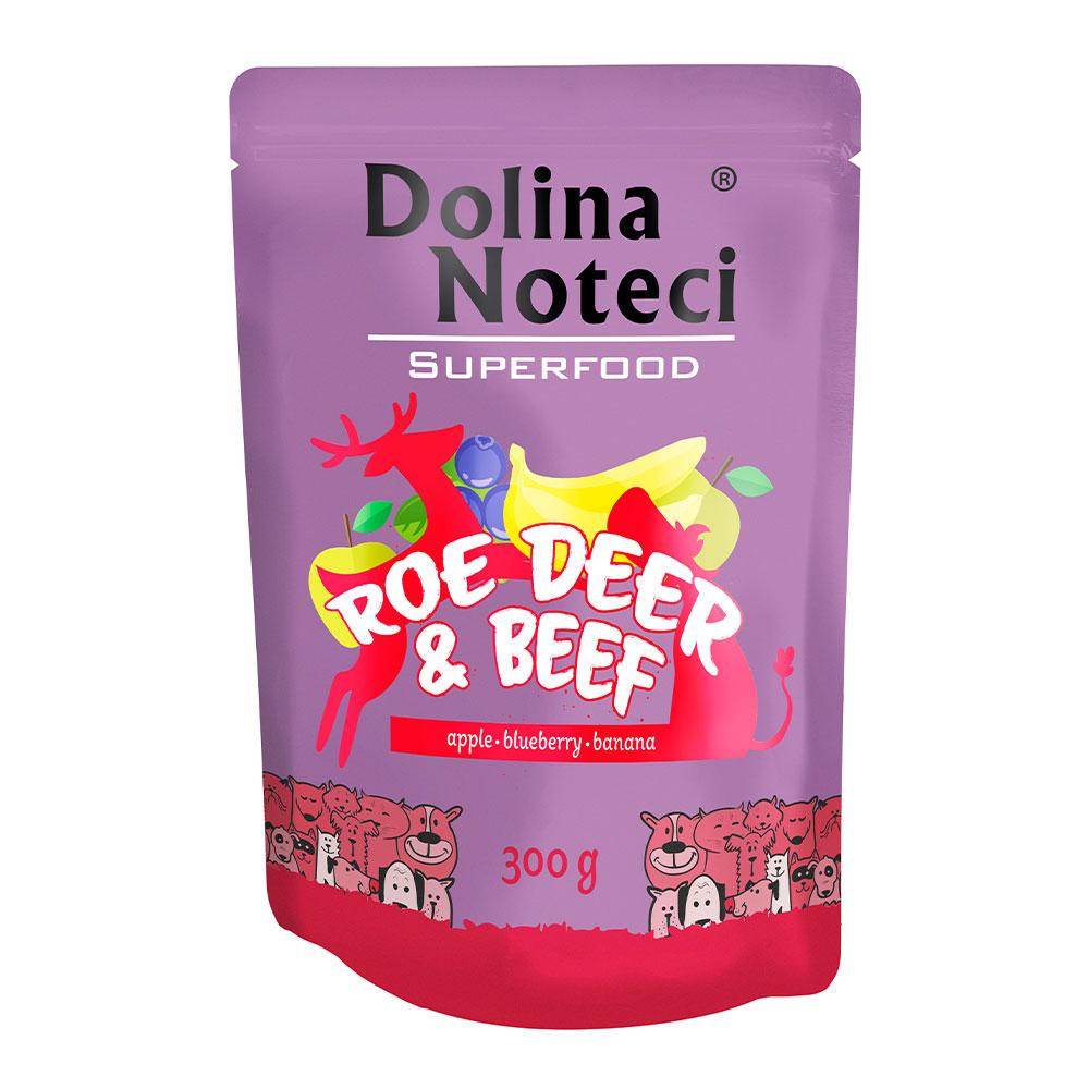 Корм влажный для собак всех пород Dolina Noteci Superfood с косулей и говядиной 300 г (1736662004)