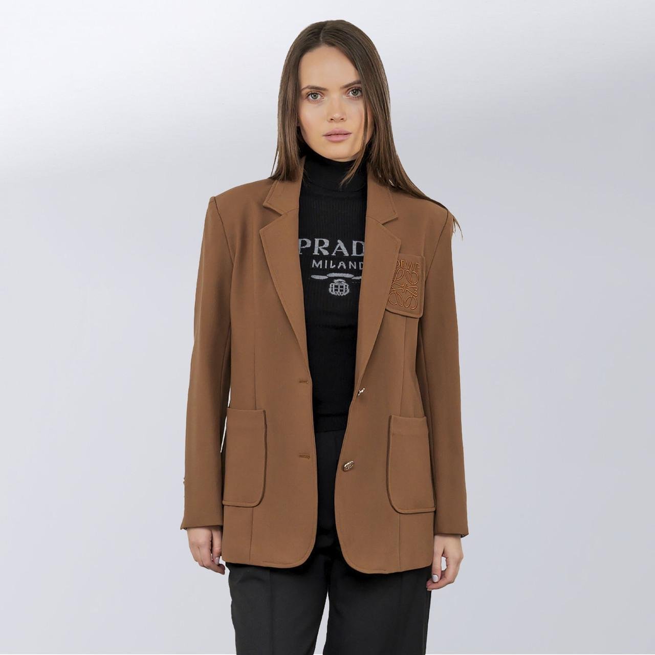 Жакет жіночий повсякденний Loewe S Коричневий (2797308239) - фото 5 Жакет жіночий повсякденний Loewe S Коричневий (2797308239) - фото 5