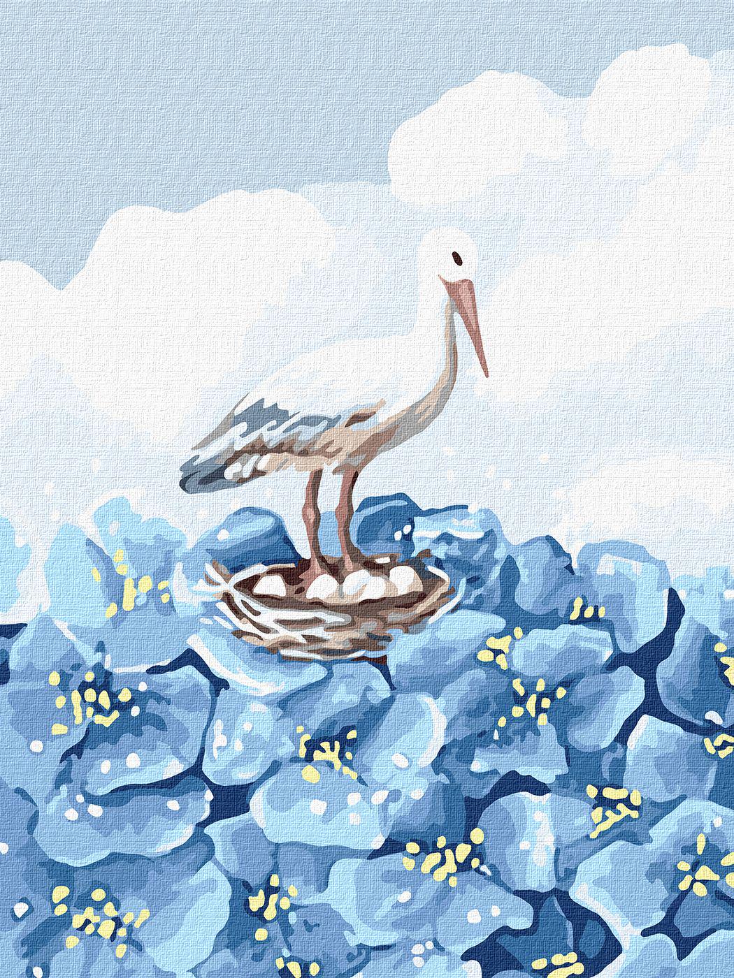 Картина по номерам Ideyka Цветущая долина кно4471 30x40 см (MTT-161528)