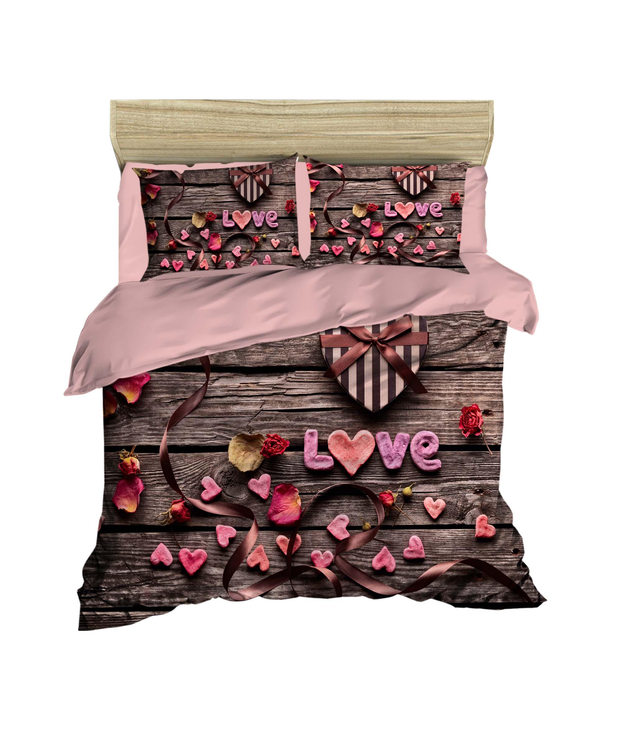 Комплект постельного белья LIGHTHOUSE ranforce+3D Sweet Love 200х220 см (2200000600769)