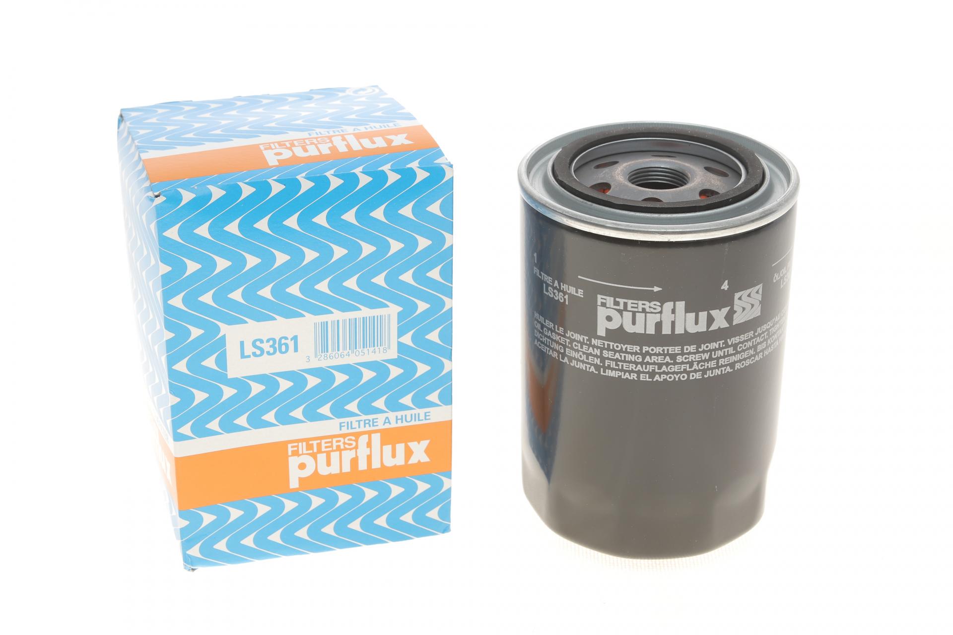 Фильтр масляный PURFLUX для Fiat Ducato/Iveco 2,3JTD 02-06- (LS361)