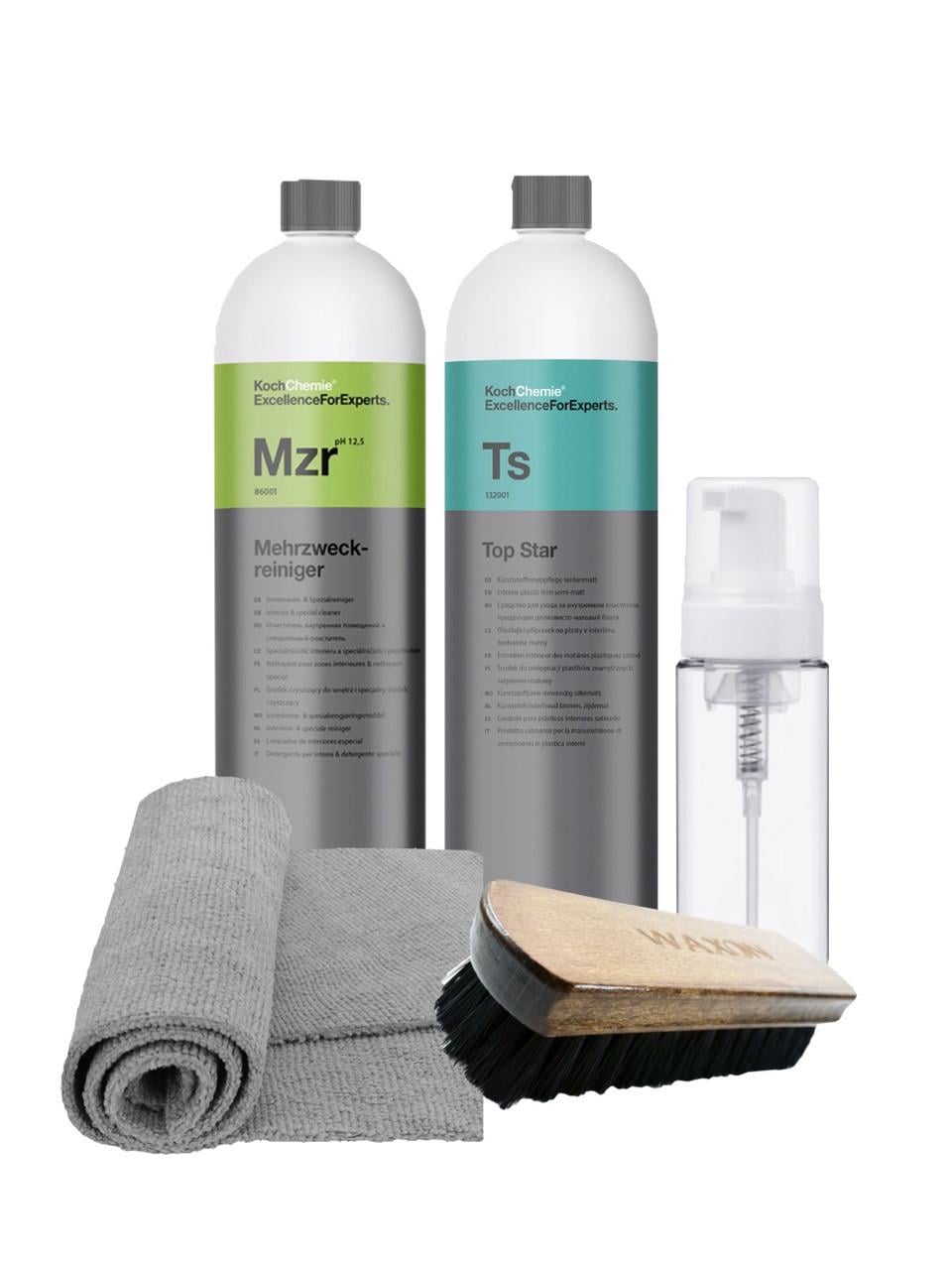 Набор профессиональный Koch-Chemie №2 Mzr+Ts для химчистки детейлинга интерьера очистка салона мойки и ухода 500 мл