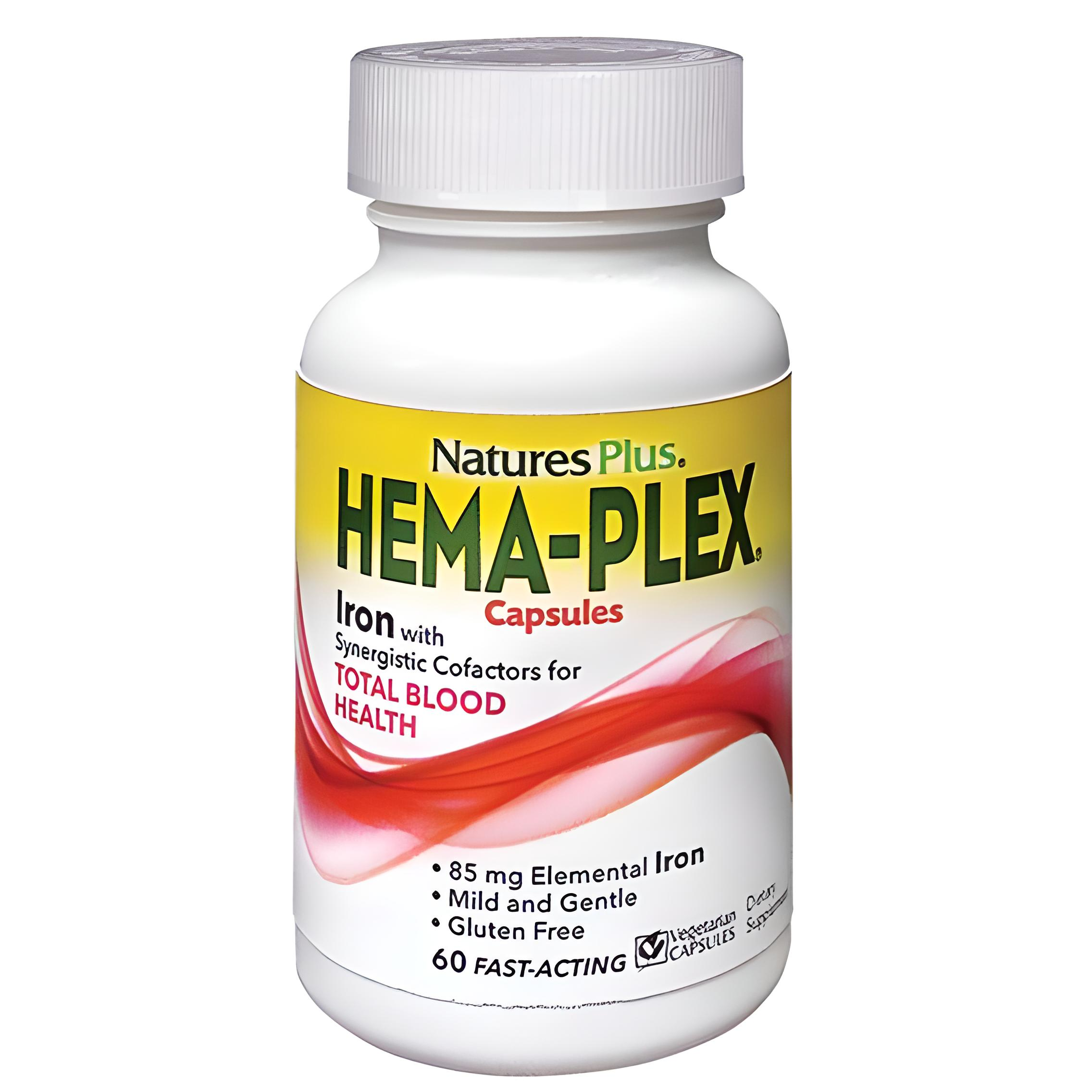 Витаминно-минеральный комплекс Nature's Plus Hema-Plex 60 Fast-Acting Softgels