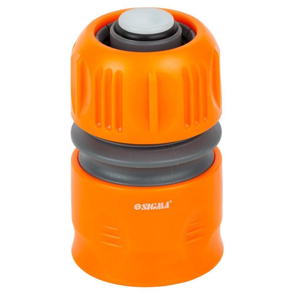 Конектор швидкознімний Flora ABS 3/4" для шланга 1" з аквастопом (5015504) Конектор швидкознімний Flora ABS 3/4" для шланга 1" з аквастопом (5015504)