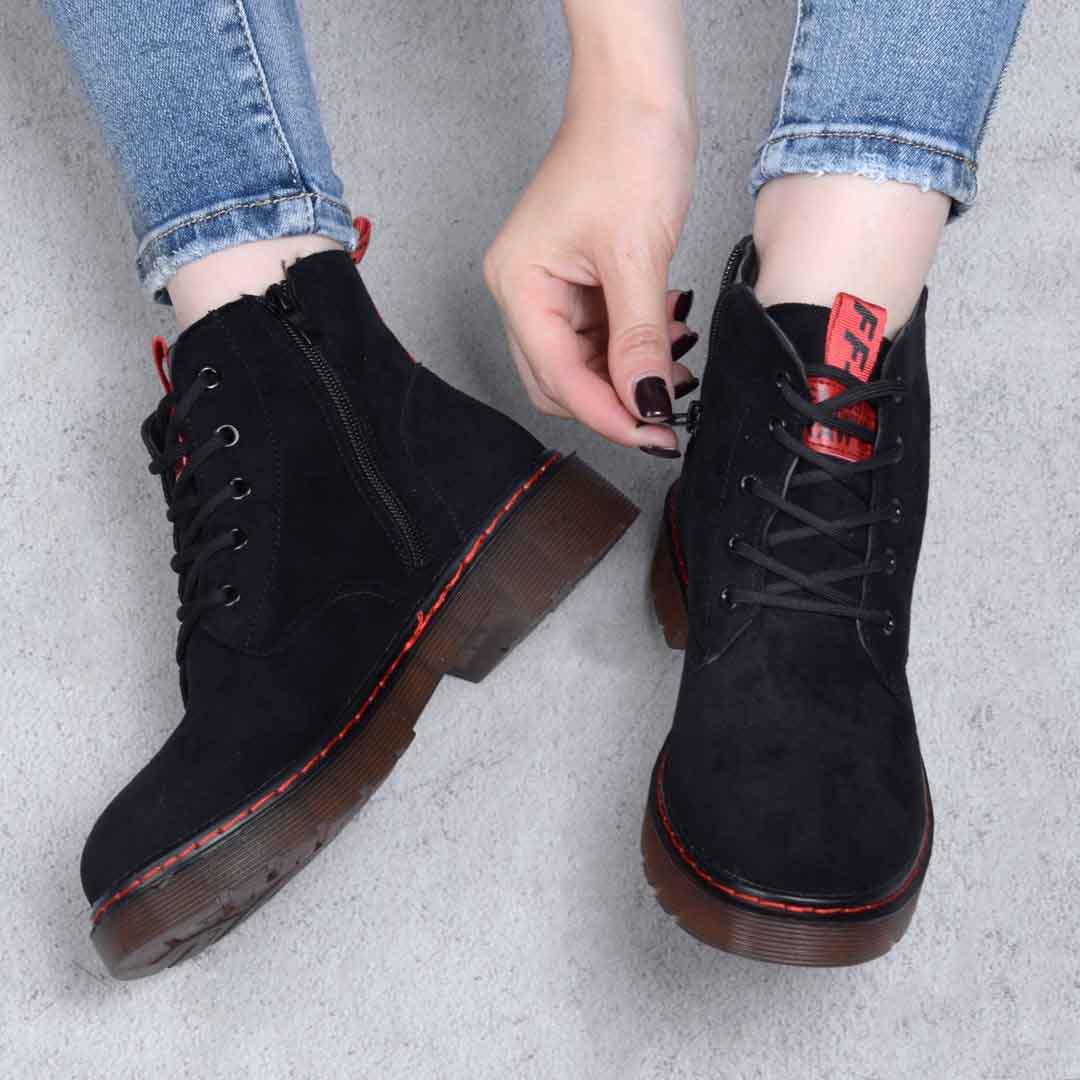 Ботинки женские на шнуровке 332385 р. 36 23 см