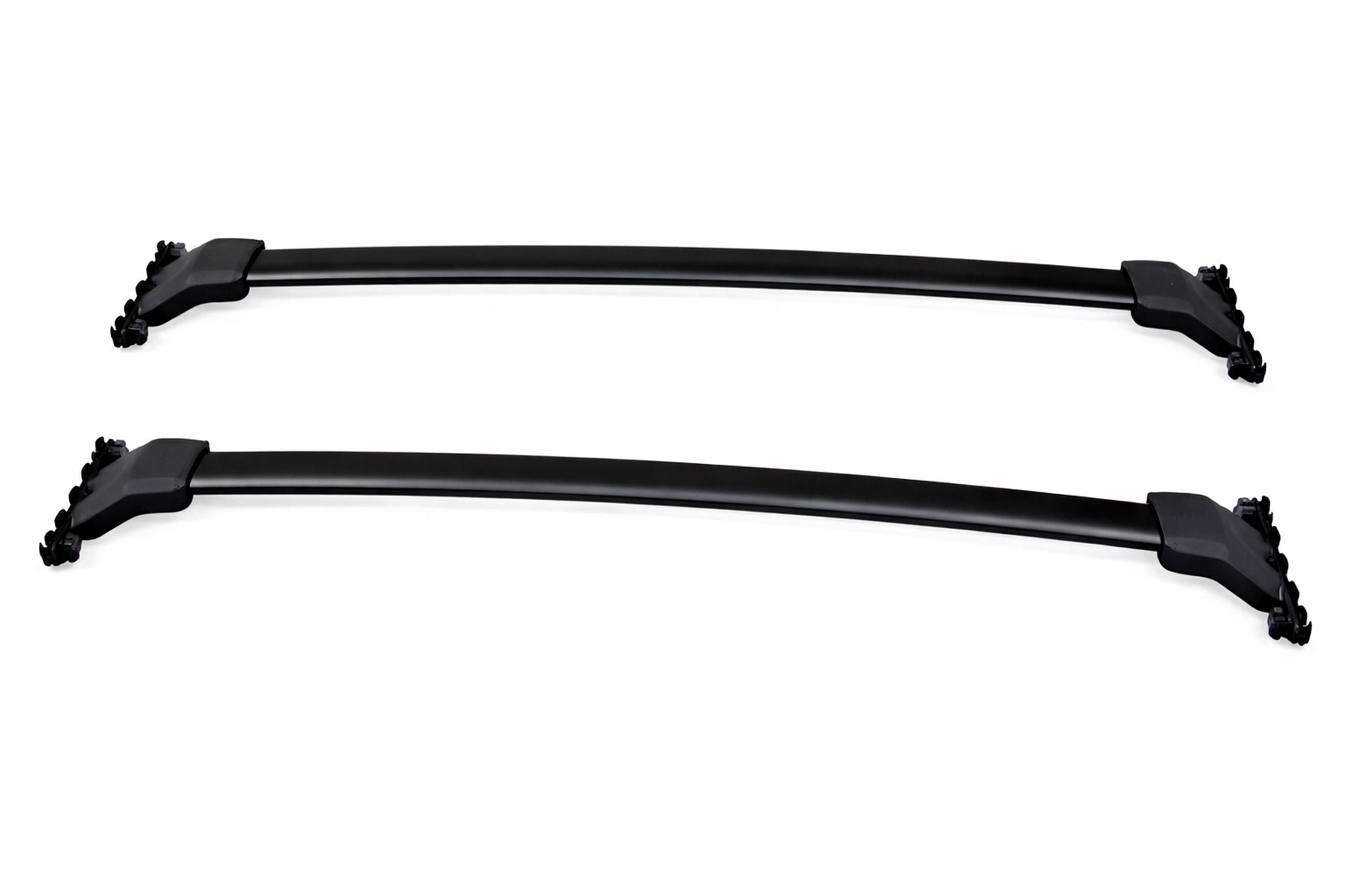 Багажник поперечини на рейлінги OEM 2 шт. для Honda Pilot 2008-2015 алюміній Чорний (189194) Багажник поперечини на рейлінги OEM 2 шт. для Honda Pilot 2008-2015 алюміній Чорний (189194)