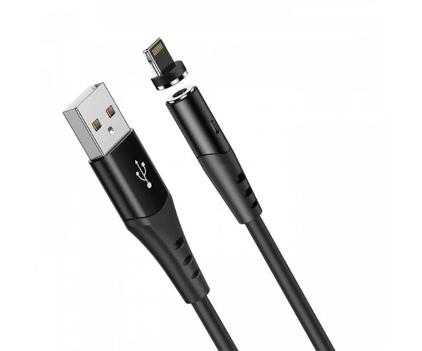 Кабель Data Hoco X60 Magnetic Charging Cable Lightninig 2A 1 м Black Кабель Data Hoco X60 Magnetic Charging Cable Lightninig 2A 1 м Black