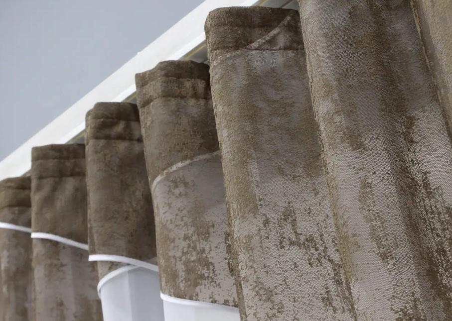 Занавеска с аркой на кухню 280х170 см Коричневый/Белый (025к 52-1041) - фото 5 Занавеска с аркой на кухню 280х170 см Коричневый/Белый (025к 52-1041) - фото 5