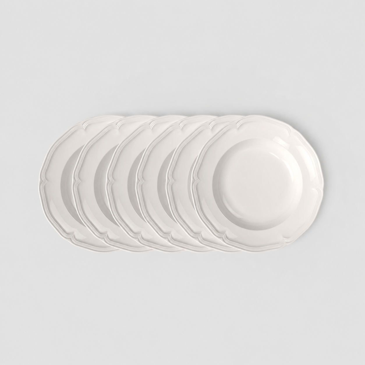 Набор суповых тарелок Villeroy & Boch Manoir фарфор премиум-класса 23 см 6 шт. (1023962700) Набор суповых тарелок Villeroy & Boch Manoir фарфор премиум-класса 23 см 6 шт. (1023962700)