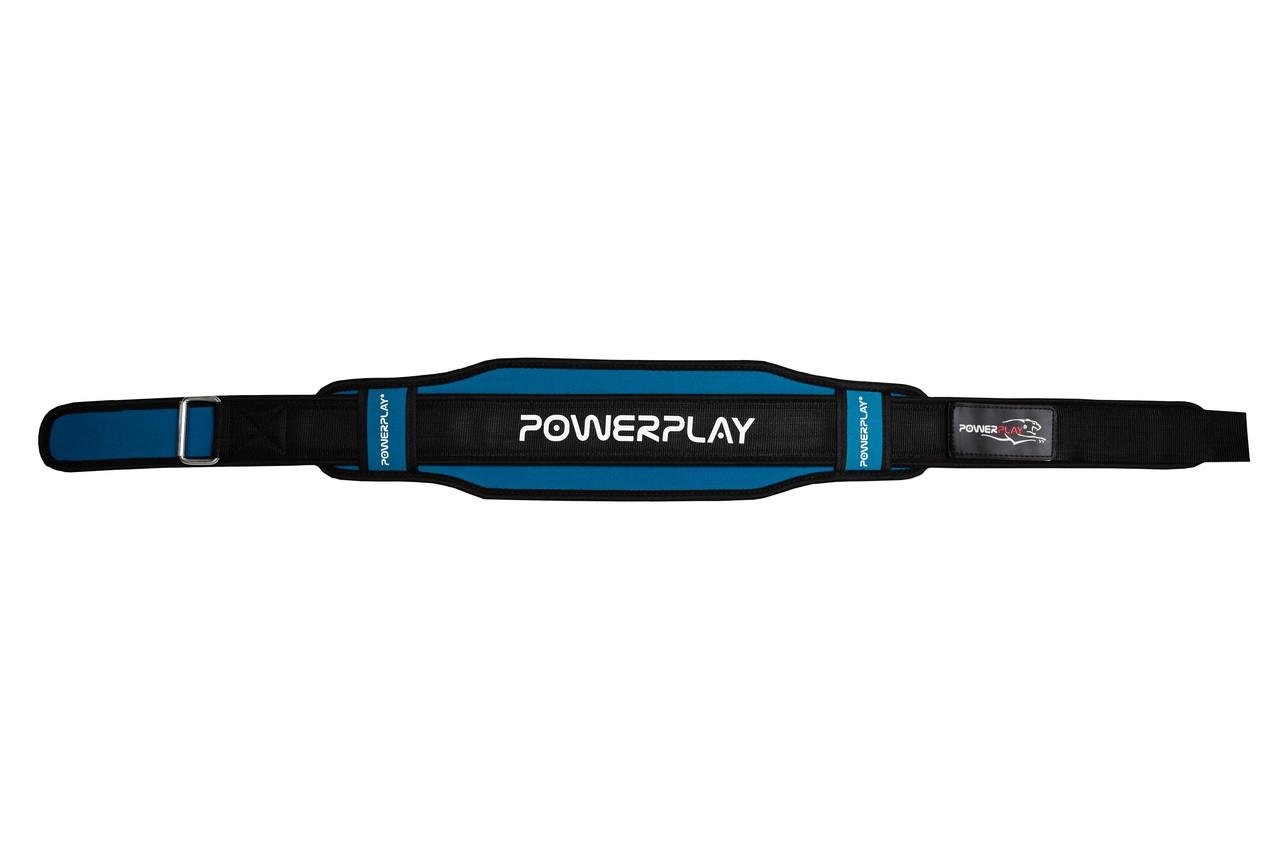 Пояс для тяжелой атлетики PowerPlay 5545 Неопрен XS Сине-черный - фото 3