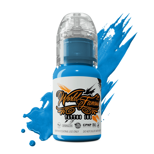 Тату краска World Famous Donatello Blue 15 мл