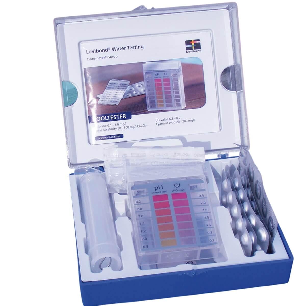 Тестер таблеточный Lovibond 5в1 pH/свободный хлор/бром/щелочность/циануровая кислота