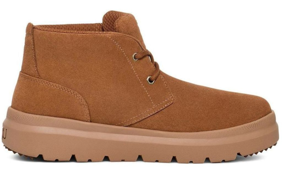 Уггі-чоботи чоловічі зимові замшеві UGG M Burleigh Chukka Chestnut р. 42 Коричневий (21502)